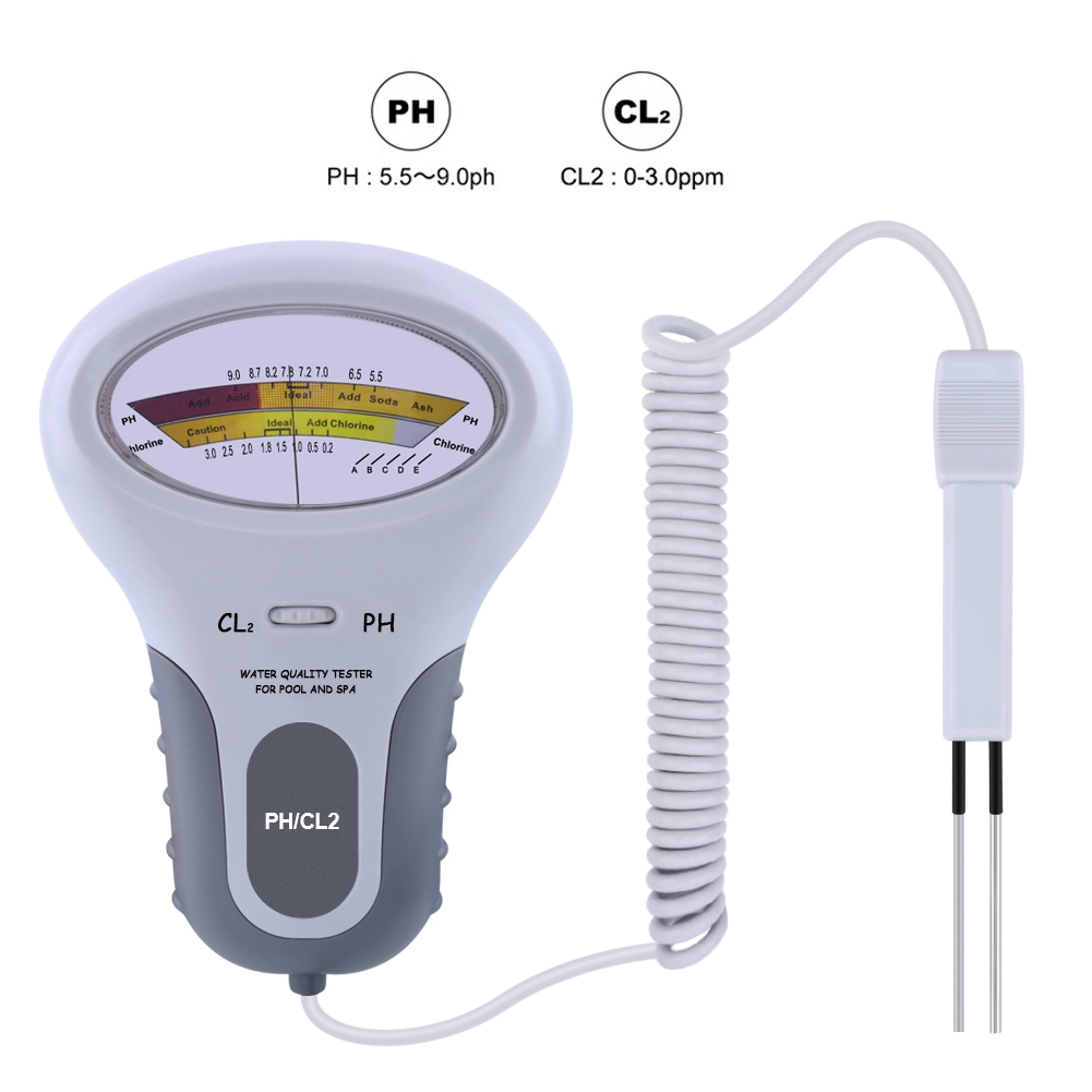 Ph Meter Digital Water Tester - PC102 Draagbare waterkwaliteitstester Digitale 2-in-1 PH-