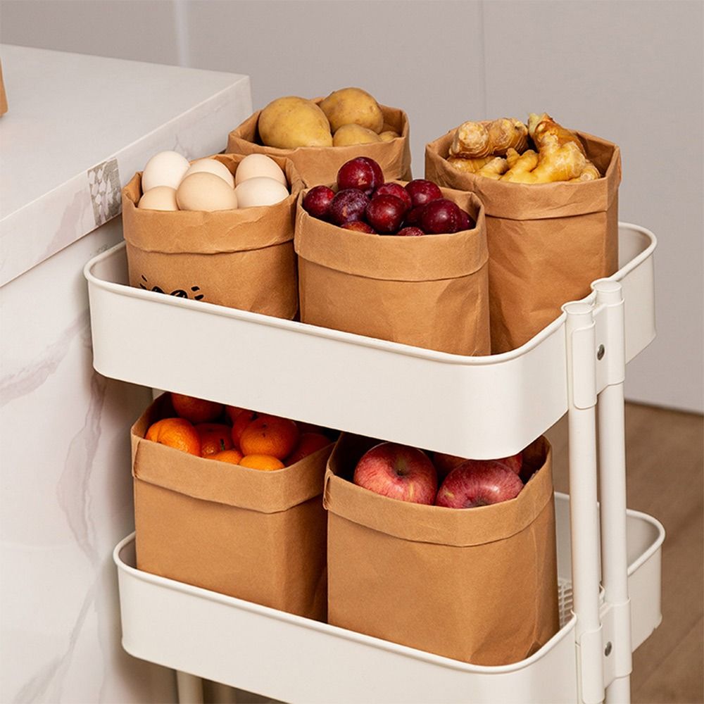 Packaging - Hoge kwaliteit herbruikbare kraftpapier tas, waterdicht,