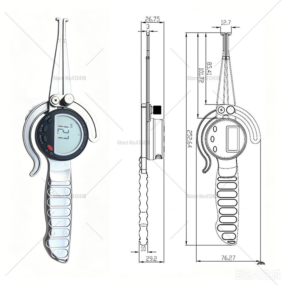 0-6 inch 0-8 inch Externe digi - Digital Caliper 150Mm Stainless Steel recensie en prijs