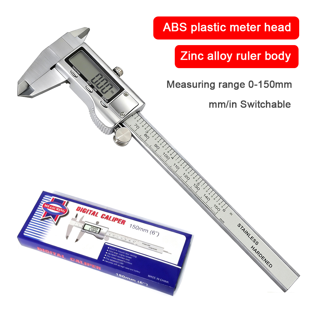0-150mm Zinklegering Digitale  - Digital Caliper 150Mm Stainless Steel recensie en prijs