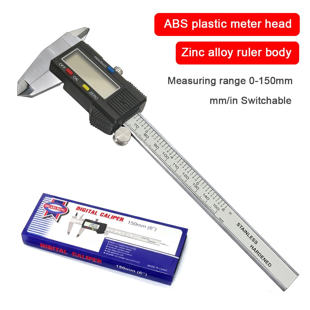 0-150mm Zinklegering Digitale  - Digital Caliper 150Mm Stainless Steel recensie en prijs