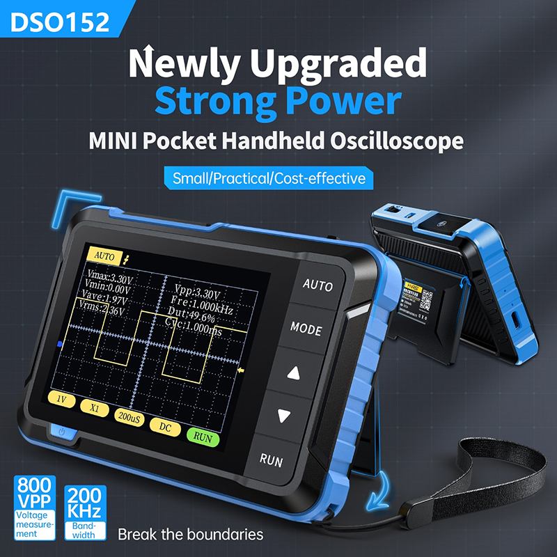 Fnirsi Dso152 Mini Handheld Di - Fnirsi Digital Oscilloscope Handheld recensie en prijs